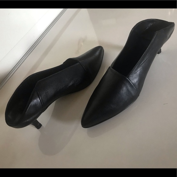 NWOT THAKOON Kitten Mule Black Leather Portugal - Picture 8 of 14